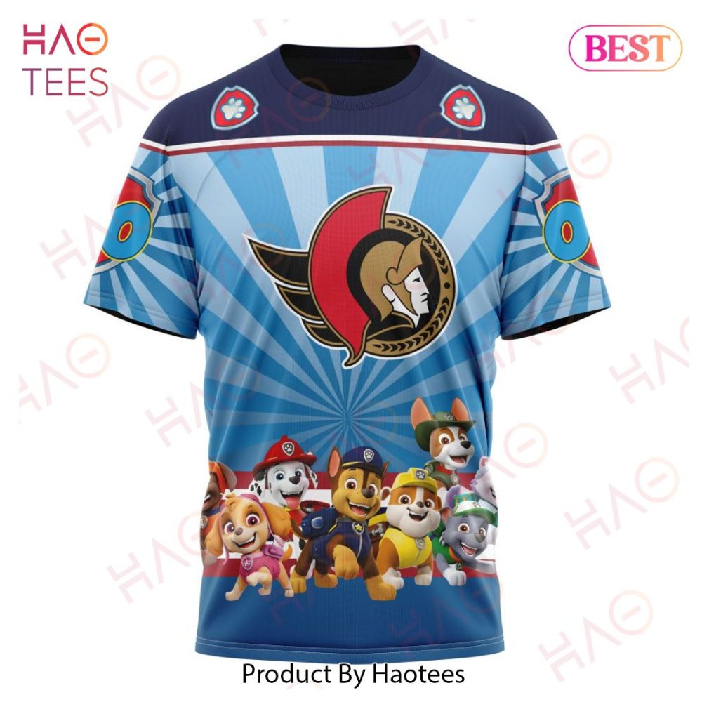 Nhl Ottawa Senators Special Paw Patrol Kits Hoodie - Image 8