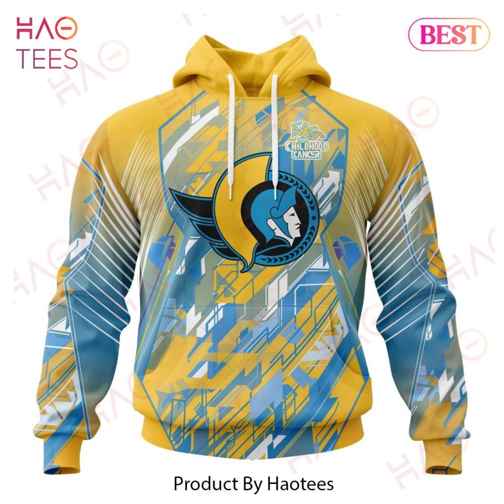 Nhl Ottawa Senators Specialized Design Fearless Against Childhood Cancers 3D Hoodie