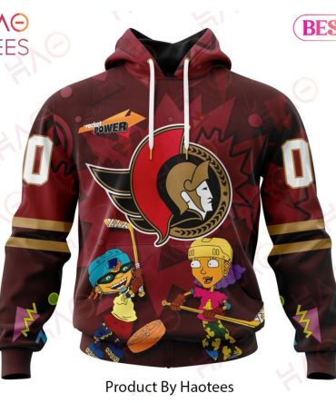 Nhl Ottawa Senators Specialized For Rocket Power 3D Hoodie