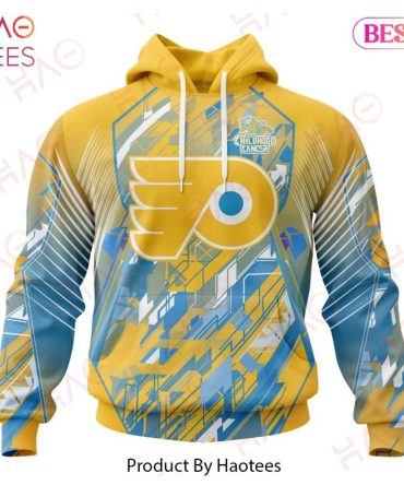Nhl Philadelphia Flyers Specialized Design Fearless Against Childhood Cancers 3D Hoodie