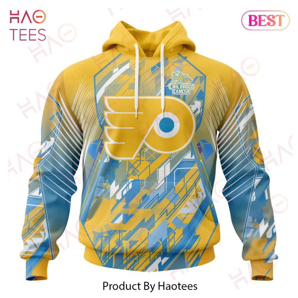 Nhl Philadelphia Flyers Specialized Design Fearless Against Childhood Cancers 3D Hoodie