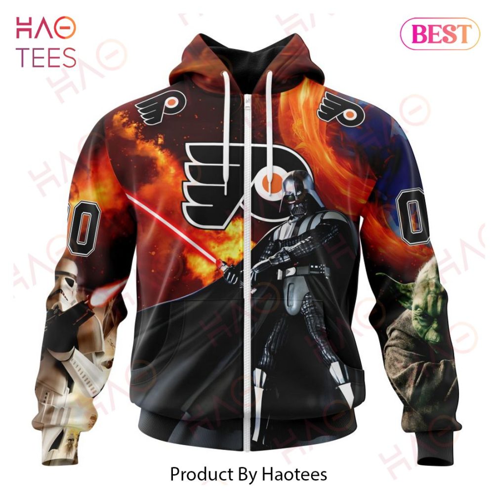 Nhl Philadelphia Flyers Specialized Design X Star War Hoodie - Image 2