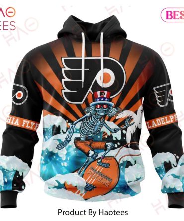 Nhl Philadelphia Flyers Specialized Kits For Grateful Dead Hoodie