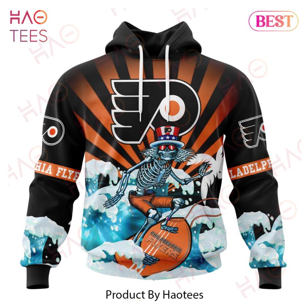 Nhl Philadelphia Flyers Specialized Kits For Grateful Dead Hoodie