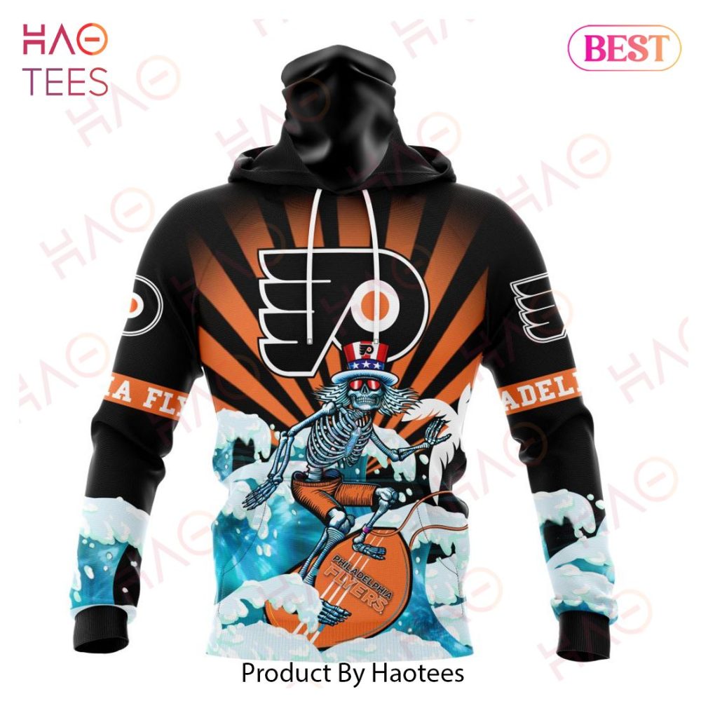 Nhl Philadelphia Flyers Specialized Kits For Grateful Dead Hoodie - Image 4