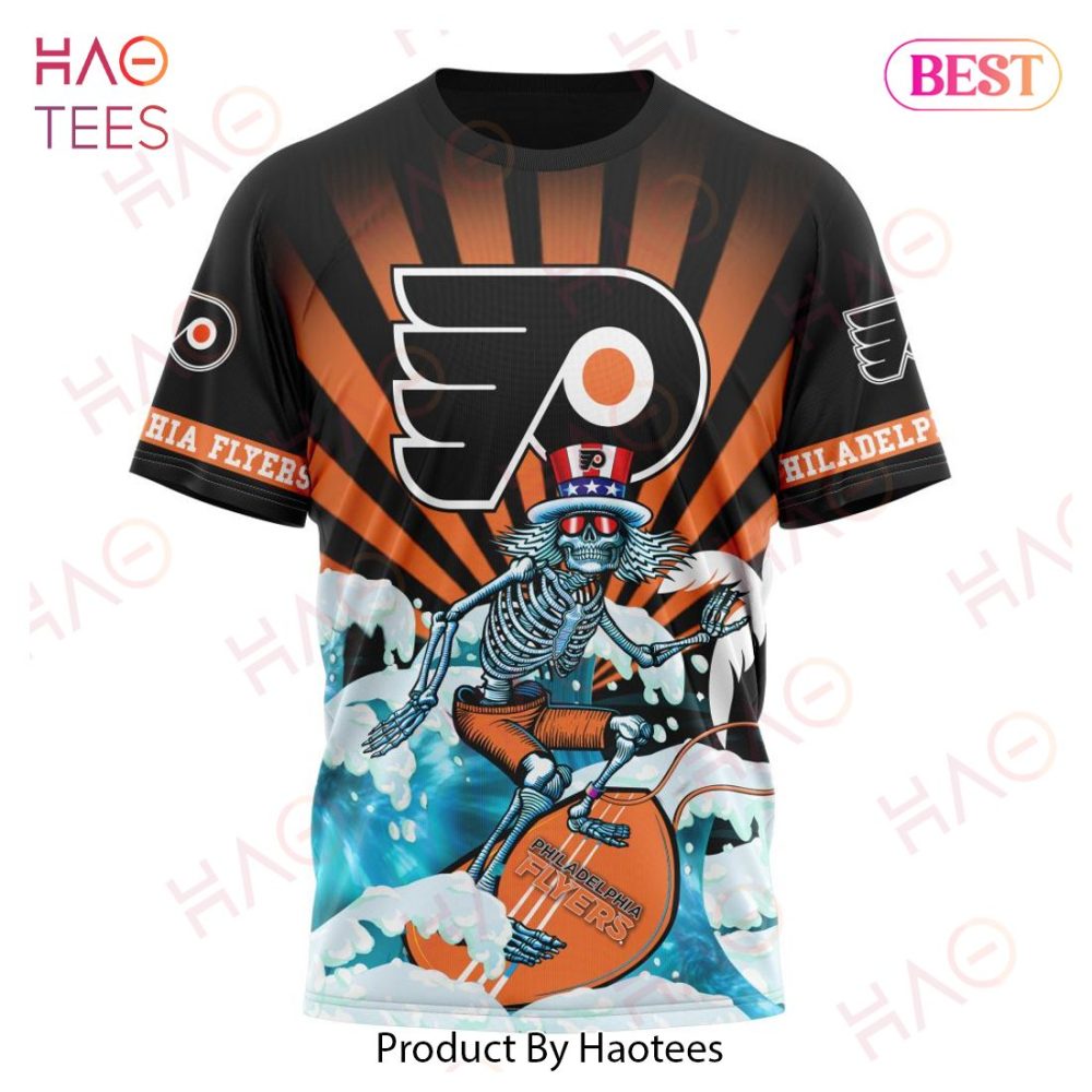Nhl Philadelphia Flyers Specialized Kits For Grateful Dead Hoodie - Image 8