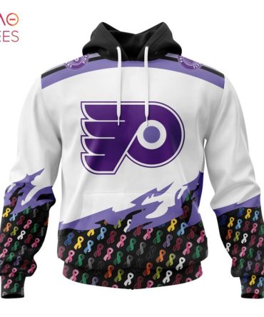 Nhl Philadelphia Flyers, Specialized Kits In October We Stand Together We Can Beat Cancer