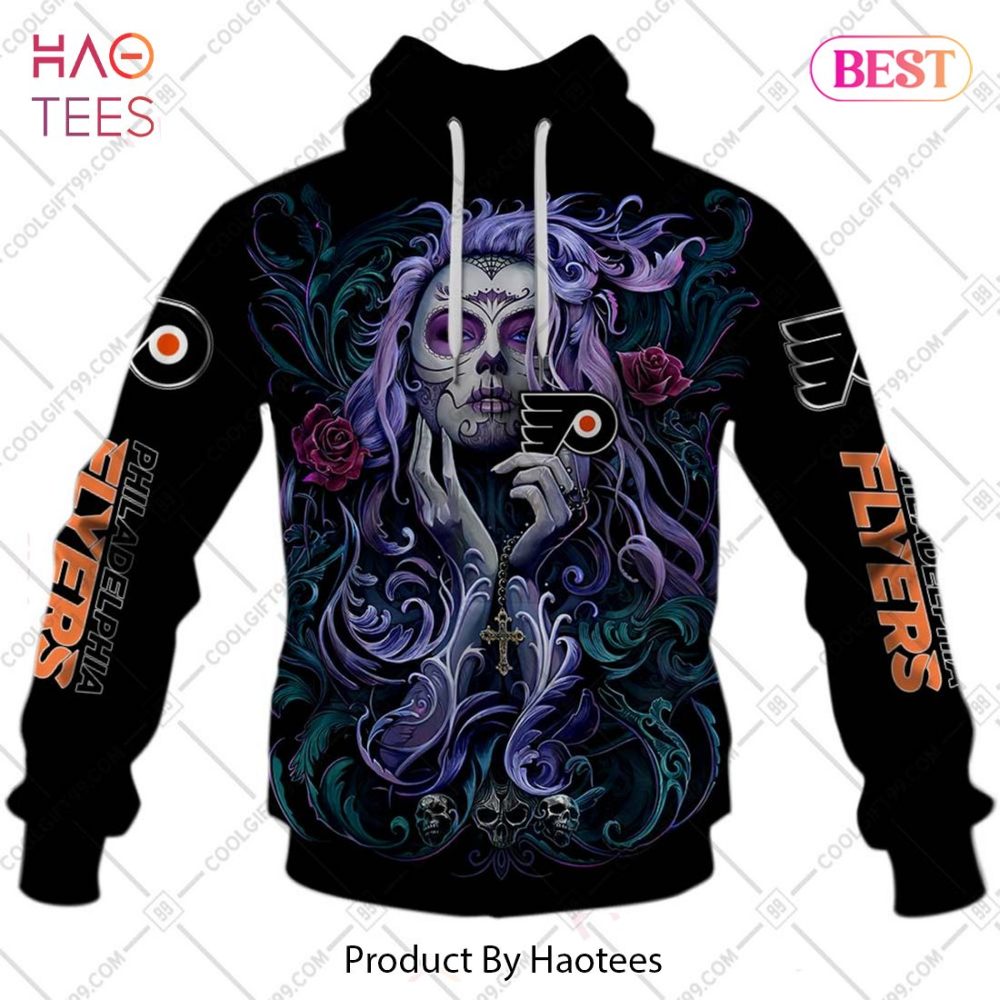 Nhl Philadelphia Flyers Tattoo Girl Artwork 2023 Hoodie, T-Shirt, Zip Hoodie, Sweatshirt - Image 2