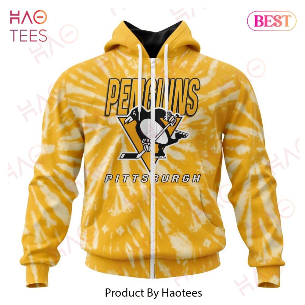 Nhl Pittsburgh Penguins Special Retro Vintage Tie - Dye Hoodie - Image 2