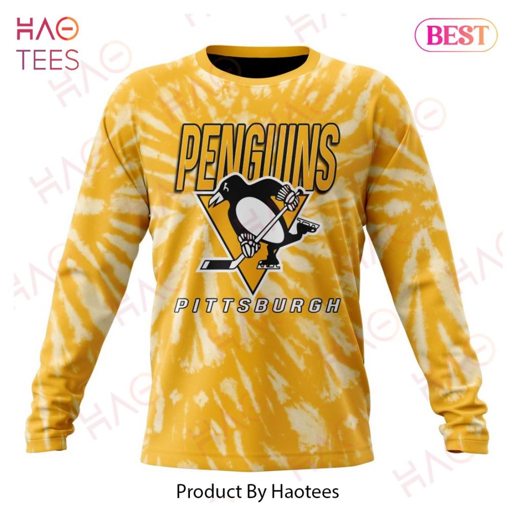 Nhl Pittsburgh Penguins Special Retro Vintage Tie - Dye Hoodie - Image 6