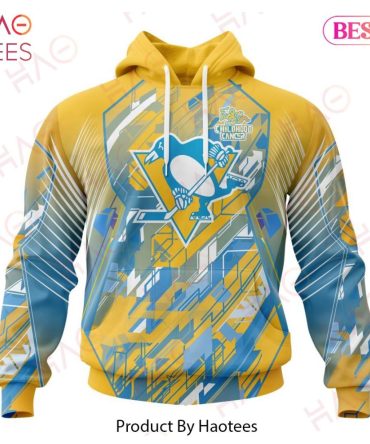 Nhl Pittsburgh Penguins Specialized Design Fearless Against Childhood Cancers 3D Hoodie