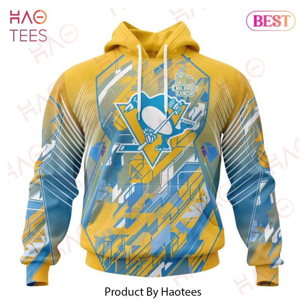 Nhl Pittsburgh Penguins Specialized Design Fearless Against Childhood Cancers 3D Hoodie