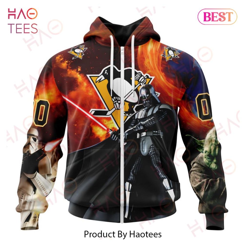 Nhl Pittsburgh Penguins Specialized Design X Star War Hoodie - Image 2