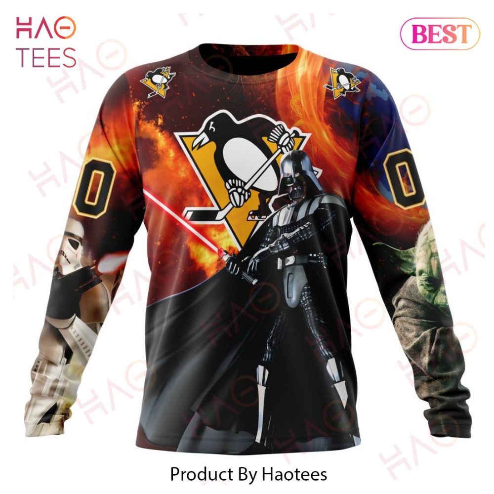 Nhl Pittsburgh Penguins Specialized Design X Star War Hoodie - Image 6