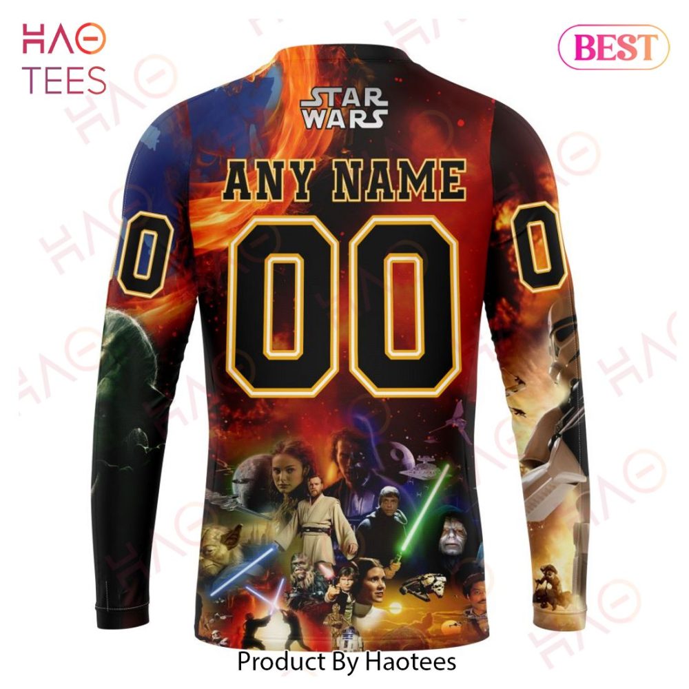 Nhl Pittsburgh Penguins Specialized Design X Star War Hoodie - Image 7