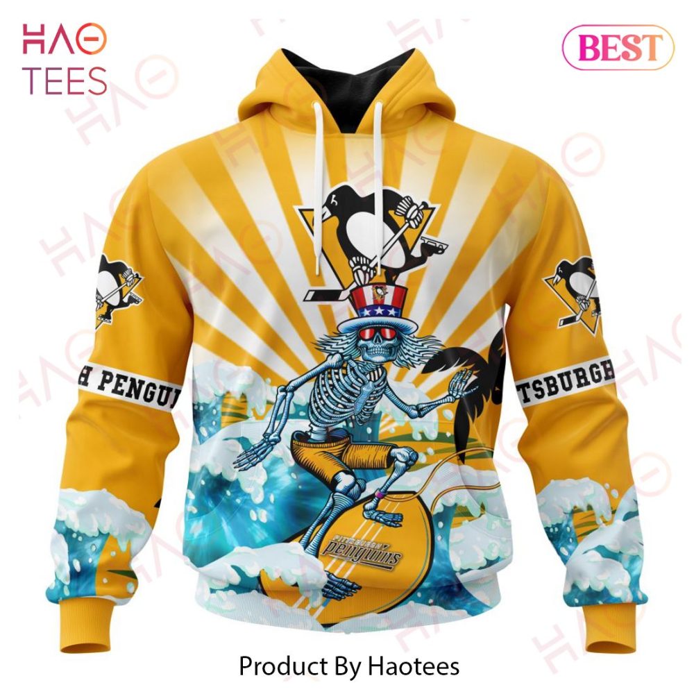 Nhl Pittsburgh Penguins Specialized Kits For Grateful Dead Hoodie