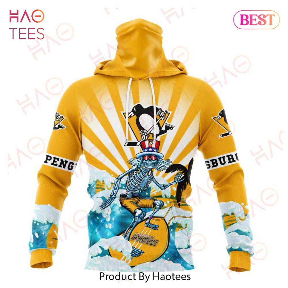 Nhl Pittsburgh Penguins Specialized Kits For Grateful Dead Hoodie - Image 4