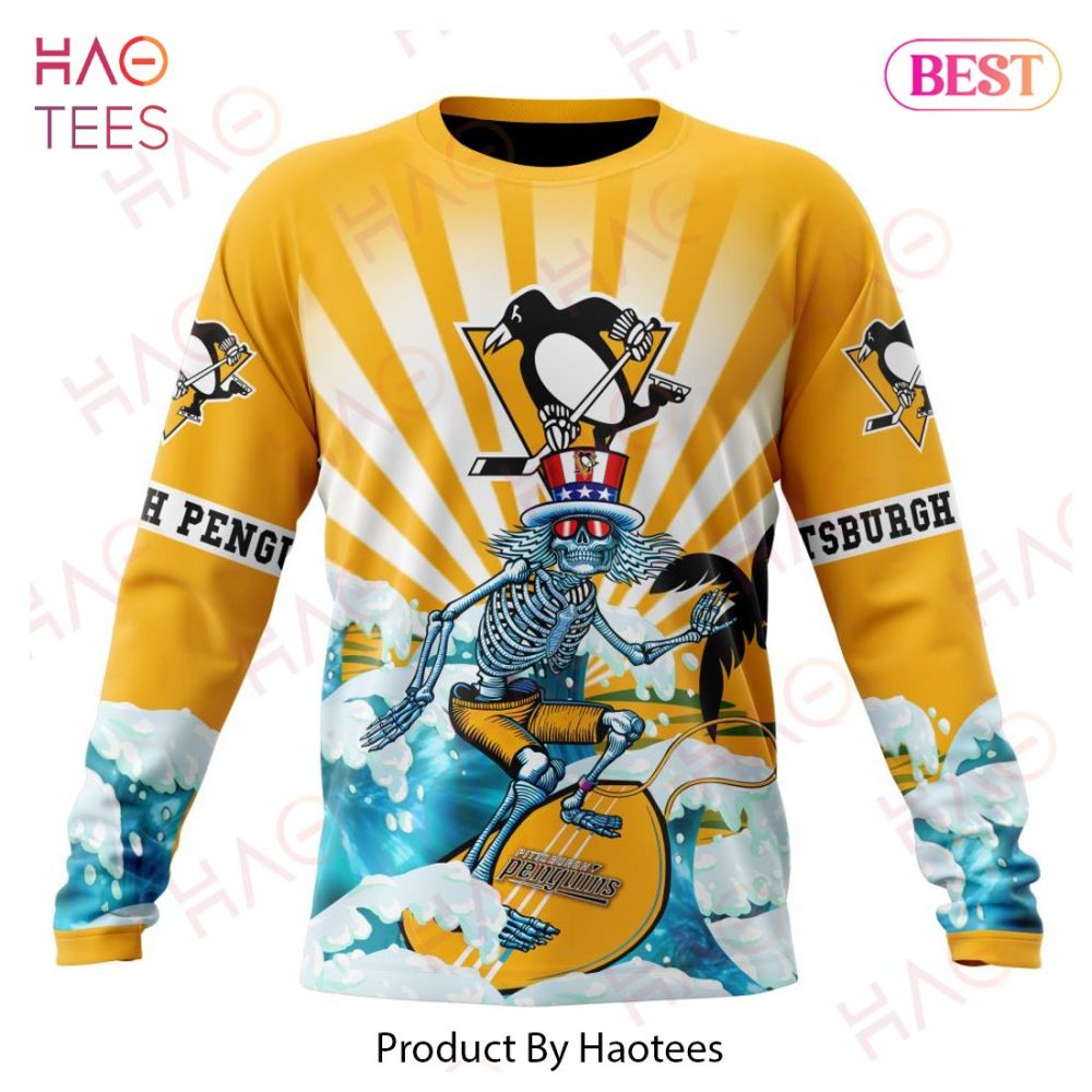 Nhl Pittsburgh Penguins Specialized Kits For Grateful Dead Hoodie - Image 6