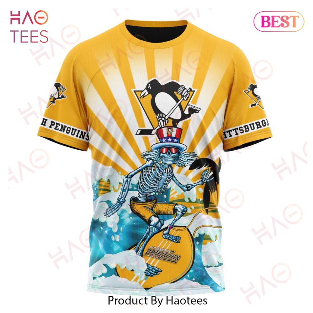 Nhl Pittsburgh Penguins Specialized Kits For Grateful Dead Hoodie - Image 8