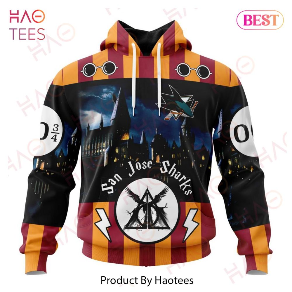 Nhl San Jose Sharks Special Design With Harry Potter Theme 3D Hoodie