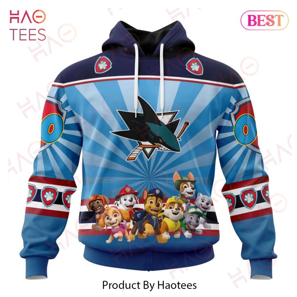 Nhl San Jose Sharks Special Paw Patrol Kits Hoodie