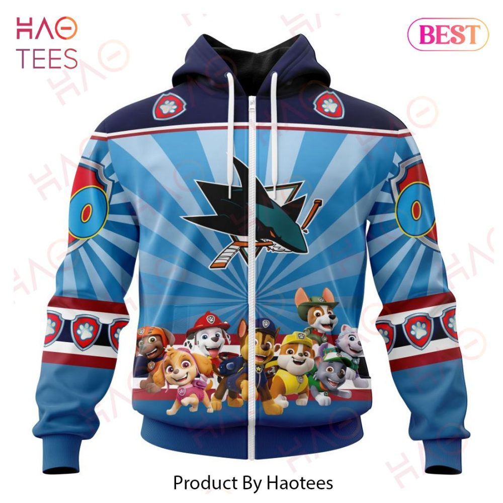 Nhl San Jose Sharks Special Paw Patrol Kits Hoodie - Image 2