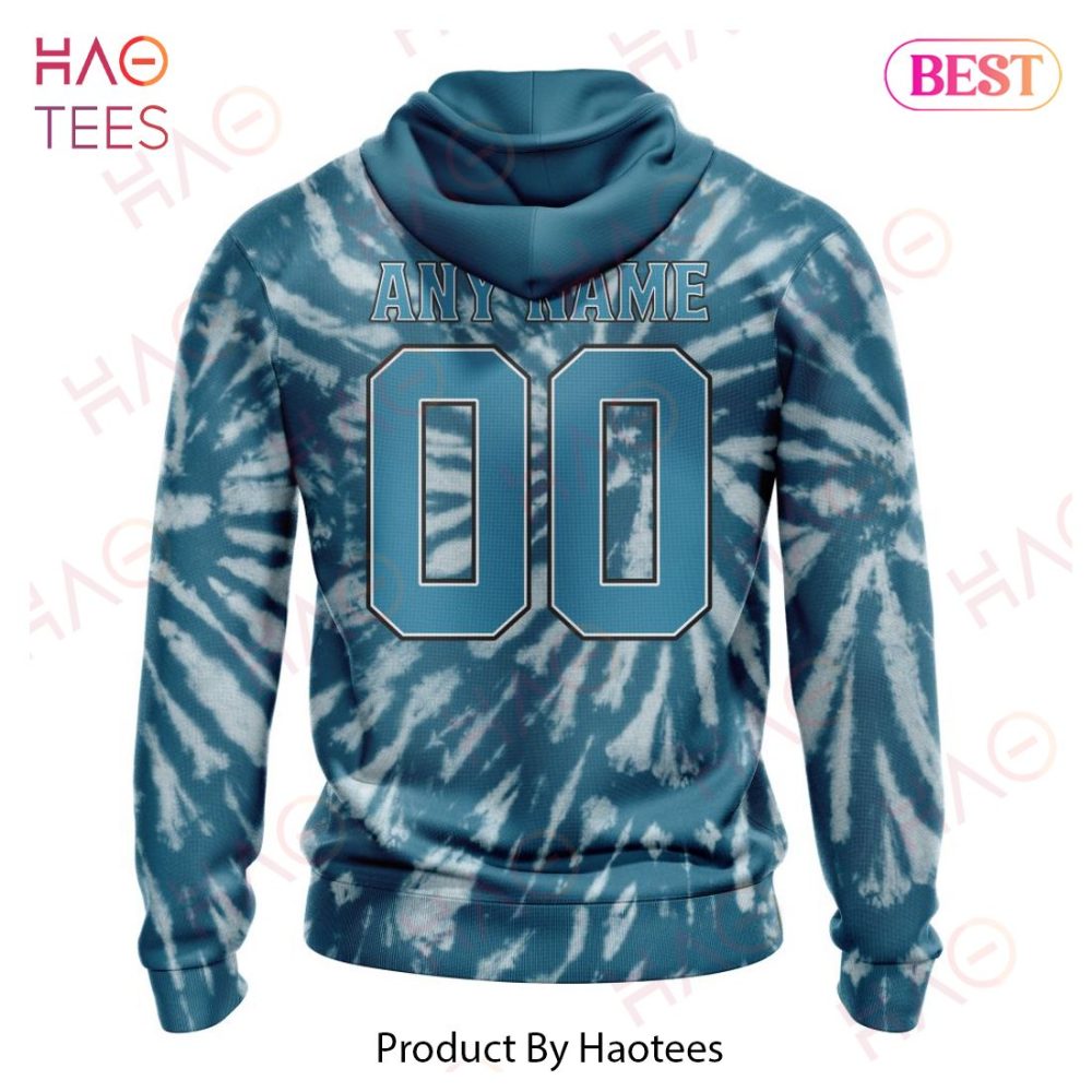 Nhl San Jose Sharks Special Retro Vintage Tie - Dye Hoodie - Image 3