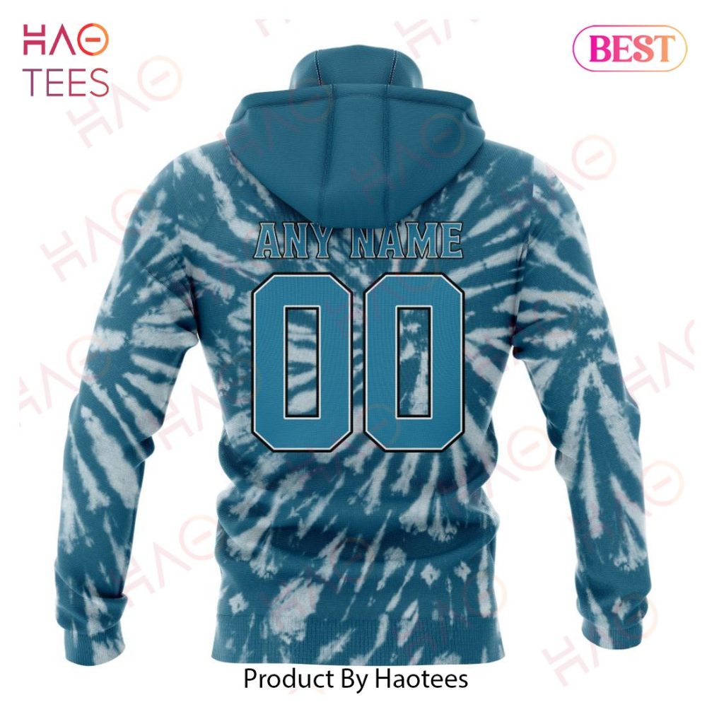 Nhl San Jose Sharks Special Retro Vintage Tie - Dye Hoodie - Image 5