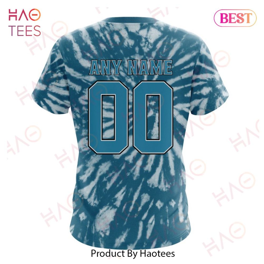 Nhl San Jose Sharks Special Retro Vintage Tie - Dye Hoodie - Image 9
