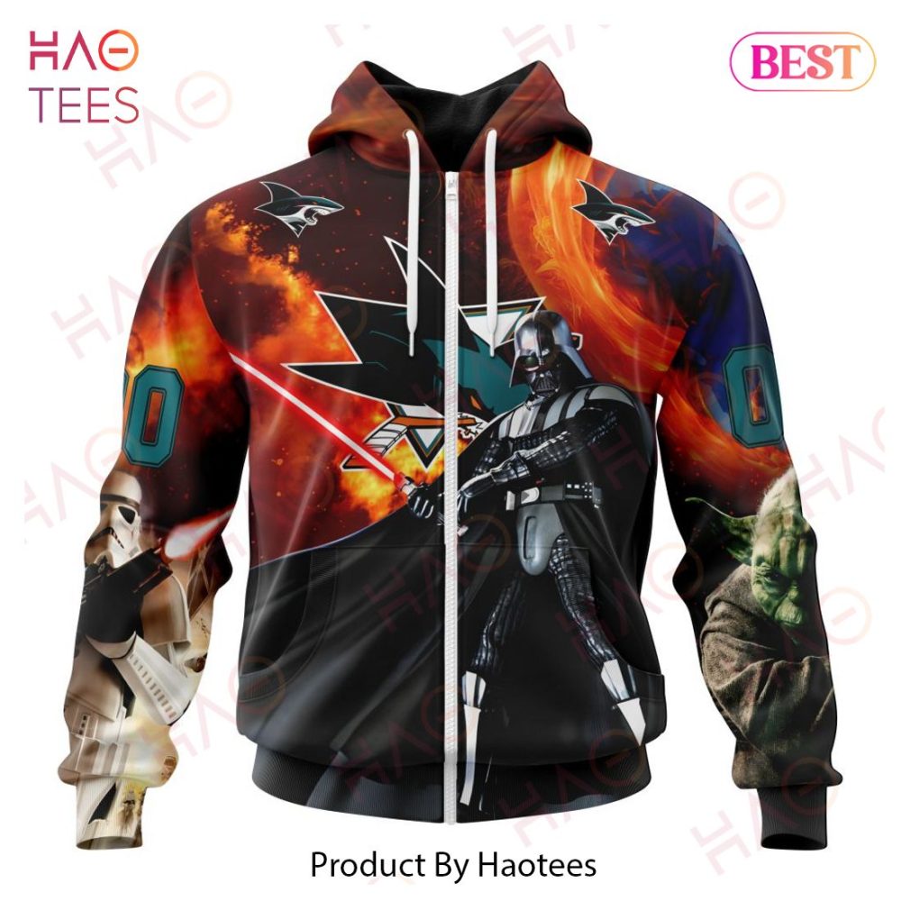Nhl San Jose Sharks Specialized Design X Star War Hoodie - Image 2