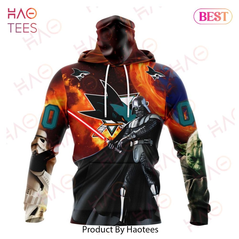 Nhl San Jose Sharks Specialized Design X Star War Hoodie - Image 4