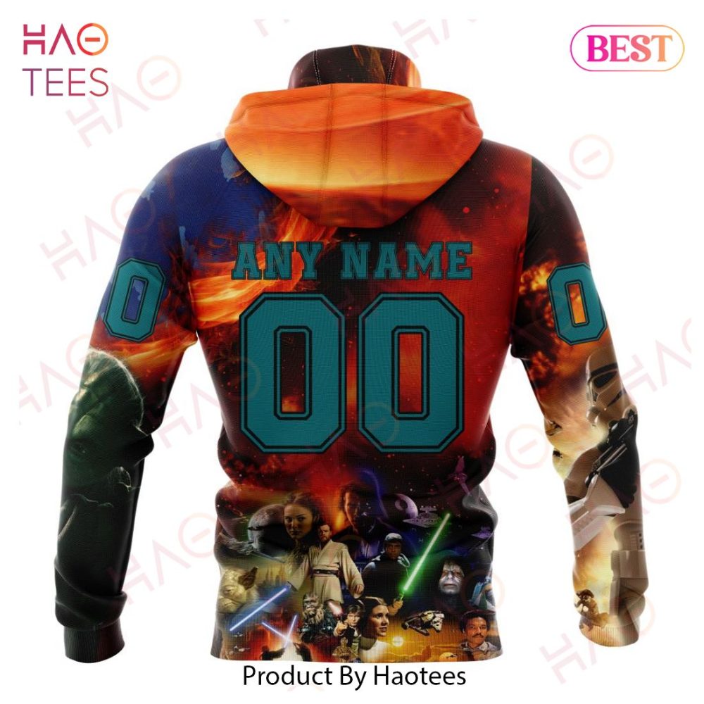 Nhl San Jose Sharks Specialized Design X Star War Hoodie - Image 5
