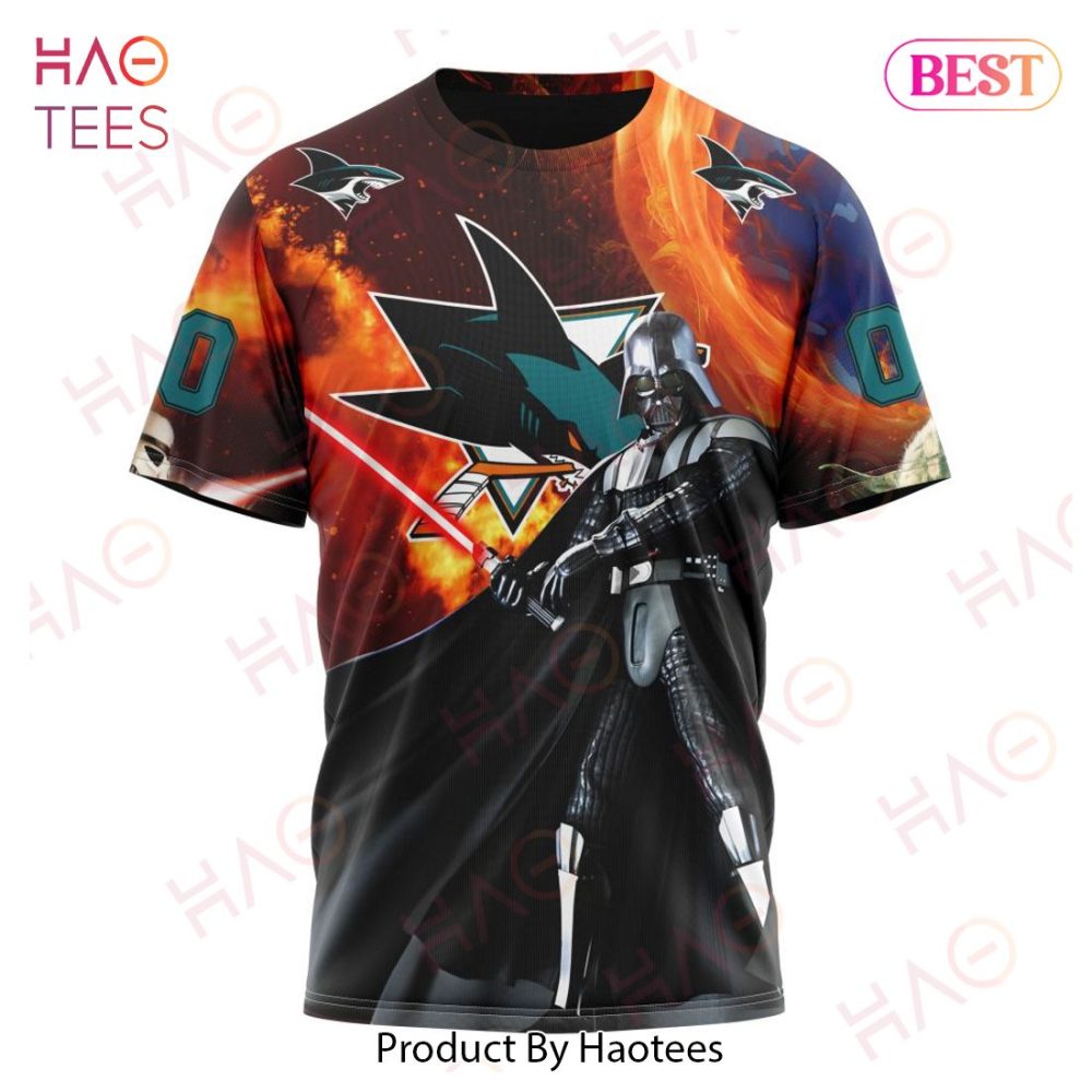 Nhl San Jose Sharks Specialized Design X Star War Hoodie - Image 8