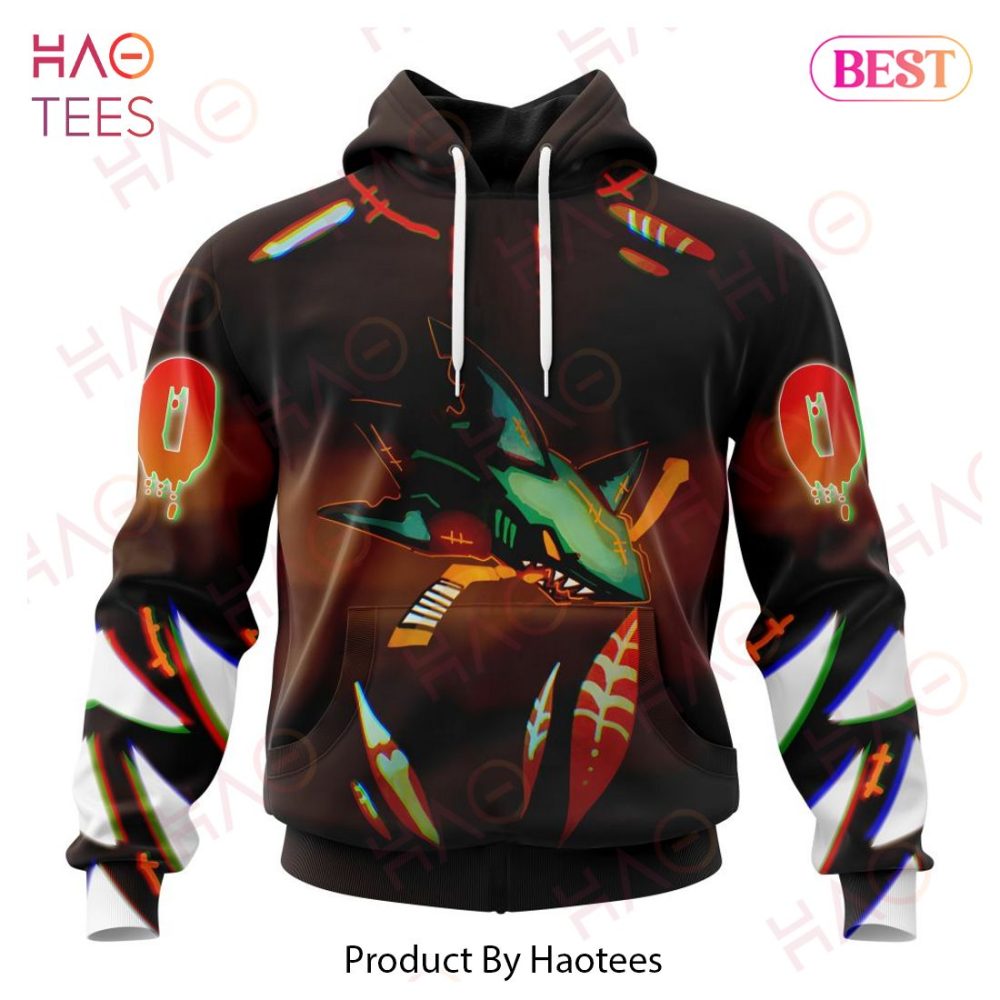 Nhl San Jose Sharks Specialized Jersey For Halloween Night Hoodie