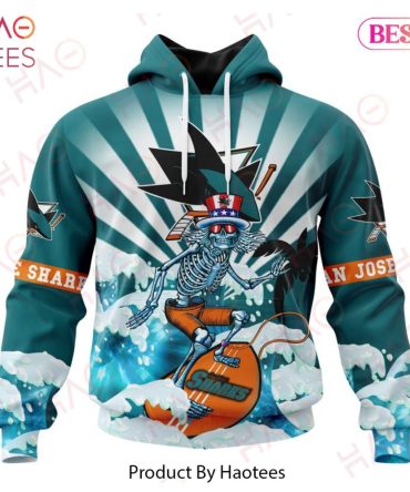 Nhl San Jose Sharks Specialized Kits For Grateful Dead Hoodie