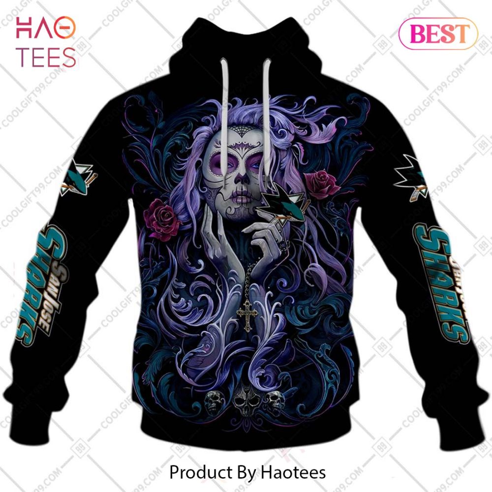 Nhl San Jose Sharks Tattoo Girl Artwork 2023 Hoodie, T-Shirt, Zip Hoodie, Sweatshirt - Image 2