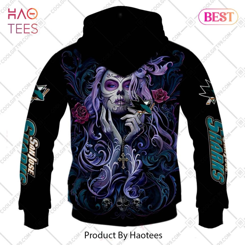 Nhl San Jose Sharks Tattoo Girl Artwork 2023 Hoodie, T-Shirt, Zip Hoodie, Sweatshirt - Image 6