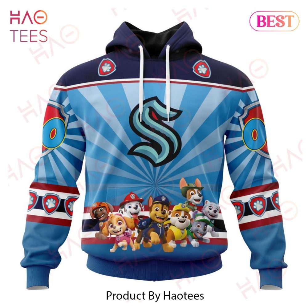 Nhl Seattle Kraken Special Paw Patrol Kits Hoodie