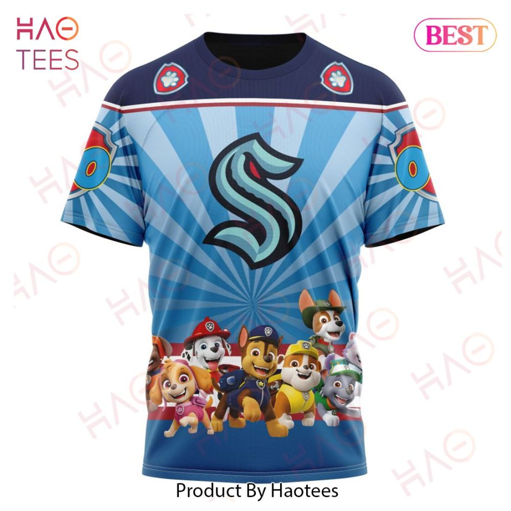 Nhl Seattle Kraken Special Paw Patrol Kits Hoodie - Image 8