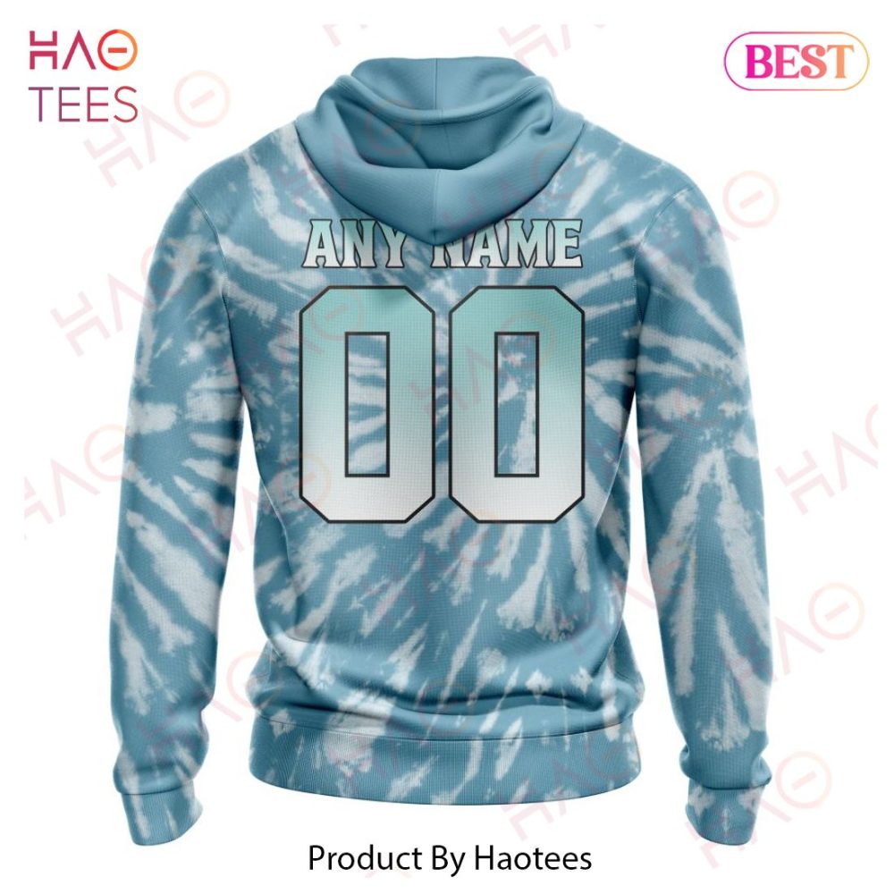 Nhl Seattle Kraken Special Retro Vintage Tie - Dye Hoodie - Image 3