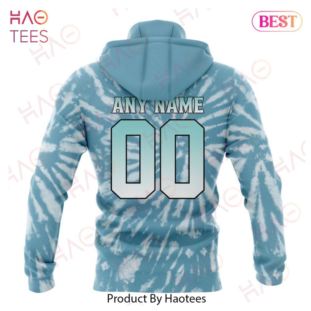 Nhl Seattle Kraken Special Retro Vintage Tie - Dye Hoodie - Image 5
