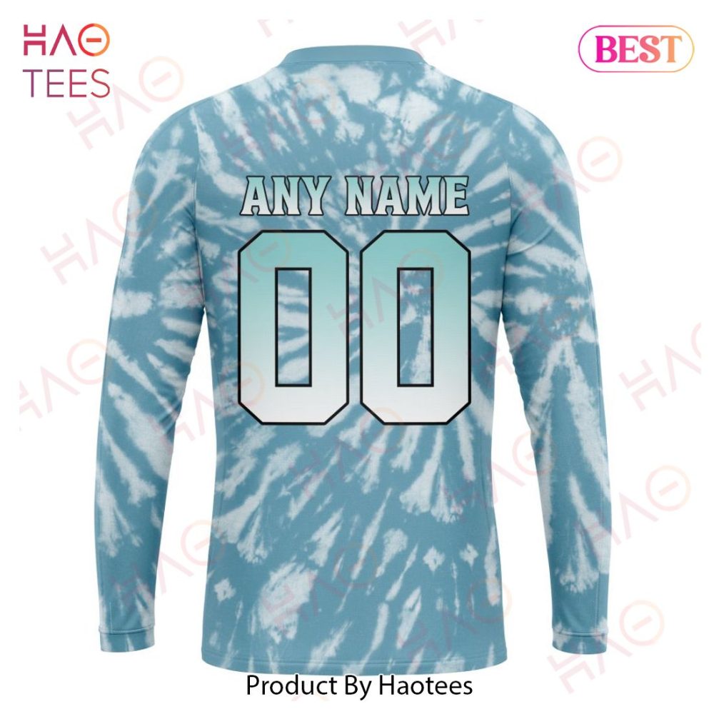 Nhl Seattle Kraken Special Retro Vintage Tie - Dye Hoodie - Image 7