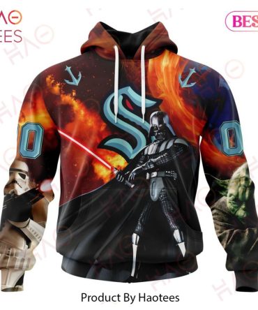 Nhl Seattle Kraken Specialized Design X Star War Hoodie