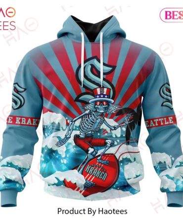 Nhl Seattle Kraken Specialized Kits For Grateful Dead Hoodie