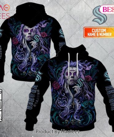 Nhl Seattle Kraken Tattoo Girl Artwork 2023 Hoodie, T-Shirt, Zip Hoodie, Sweatshirt