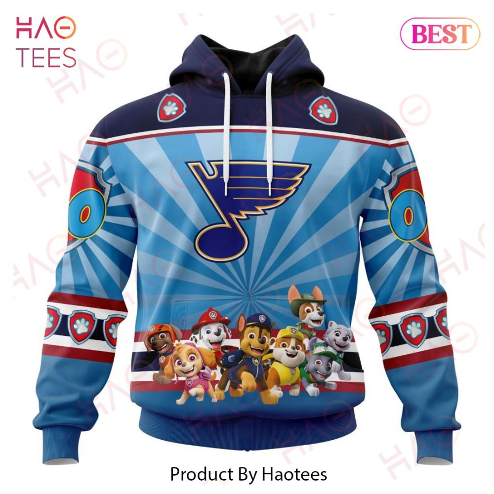 Nhl St Louis Blues Special Paw Patrol Kits Hoodie