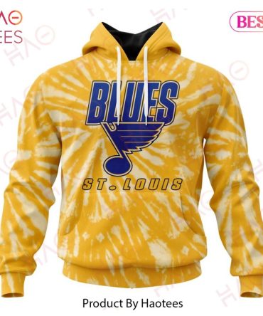 Nhl St Louis Blues Special Retro Vintage Tie - Dye Hoodie
