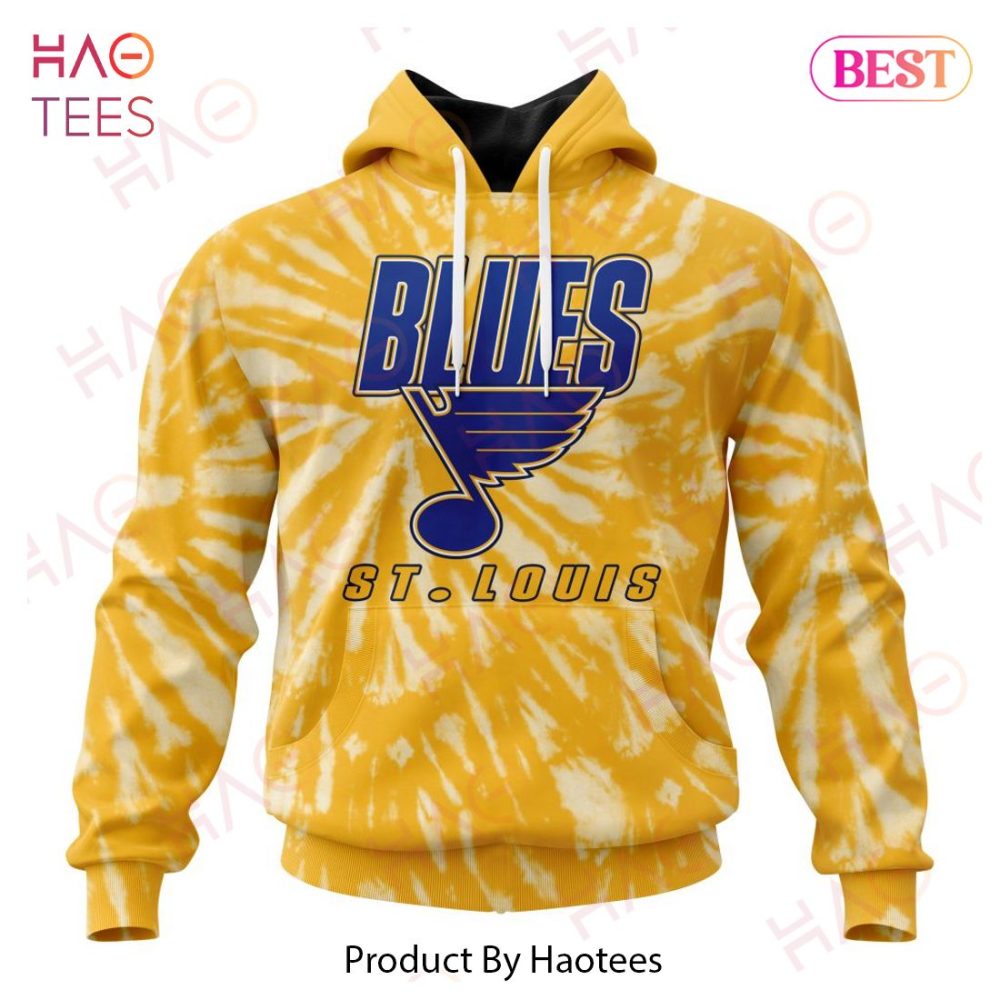 Nhl St Louis Blues Special Retro Vintage Tie - Dye Hoodie