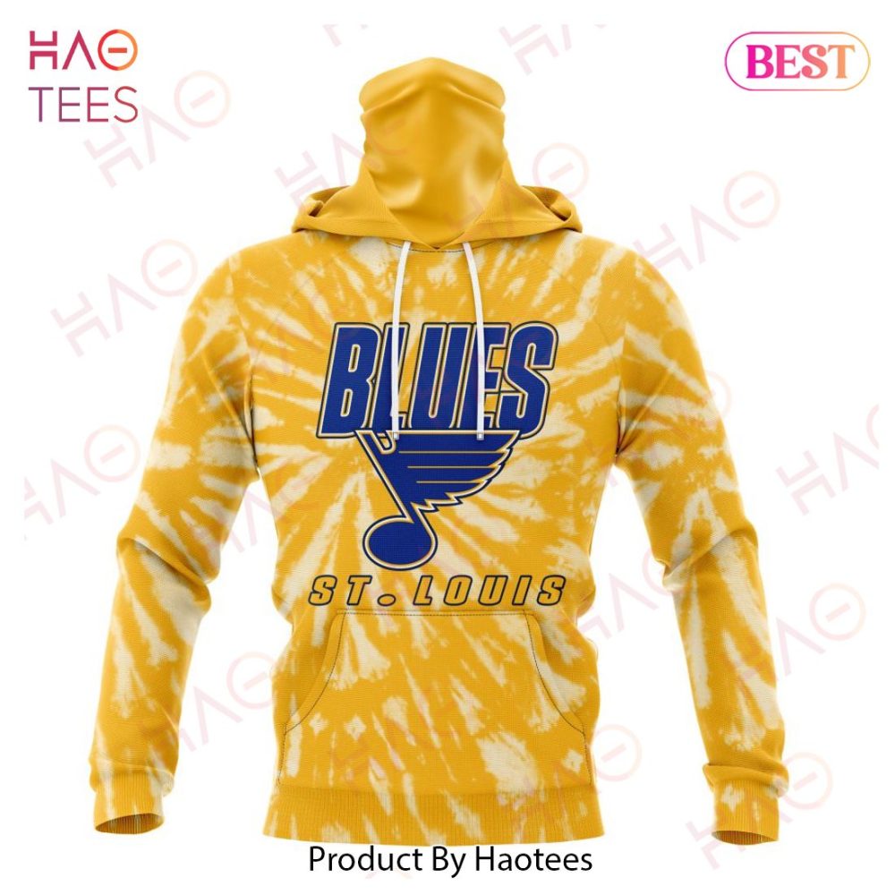 Nhl St Louis Blues Special Retro Vintage Tie - Dye Hoodie - Image 4