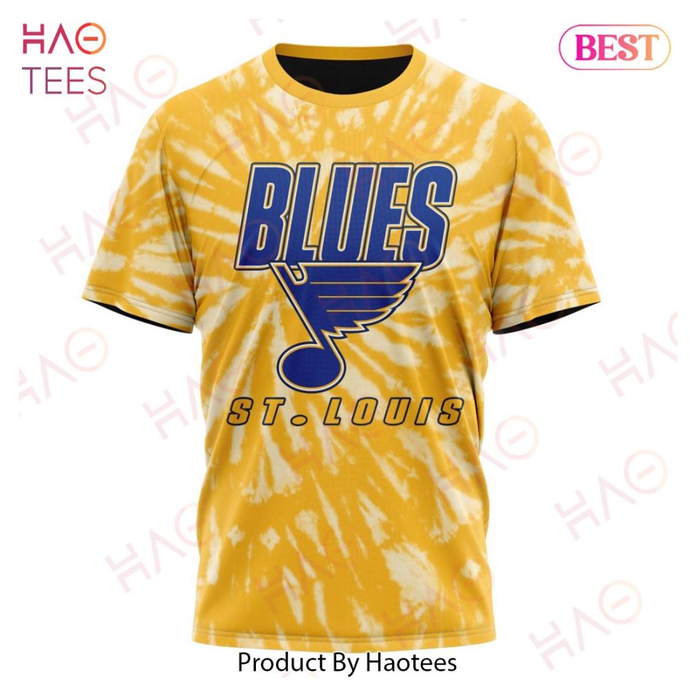 Nhl St Louis Blues Special Retro Vintage Tie - Dye Hoodie - Image 8